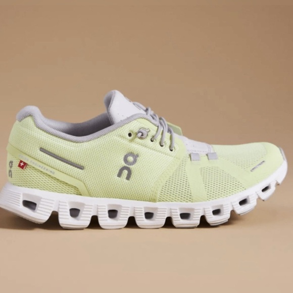 On Running Shoes - ON CLOUD 5 Running Shoes Hay Frost Women Sneakers 8